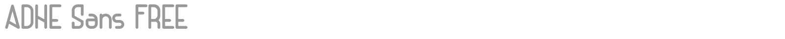 Adhe Sans font preview